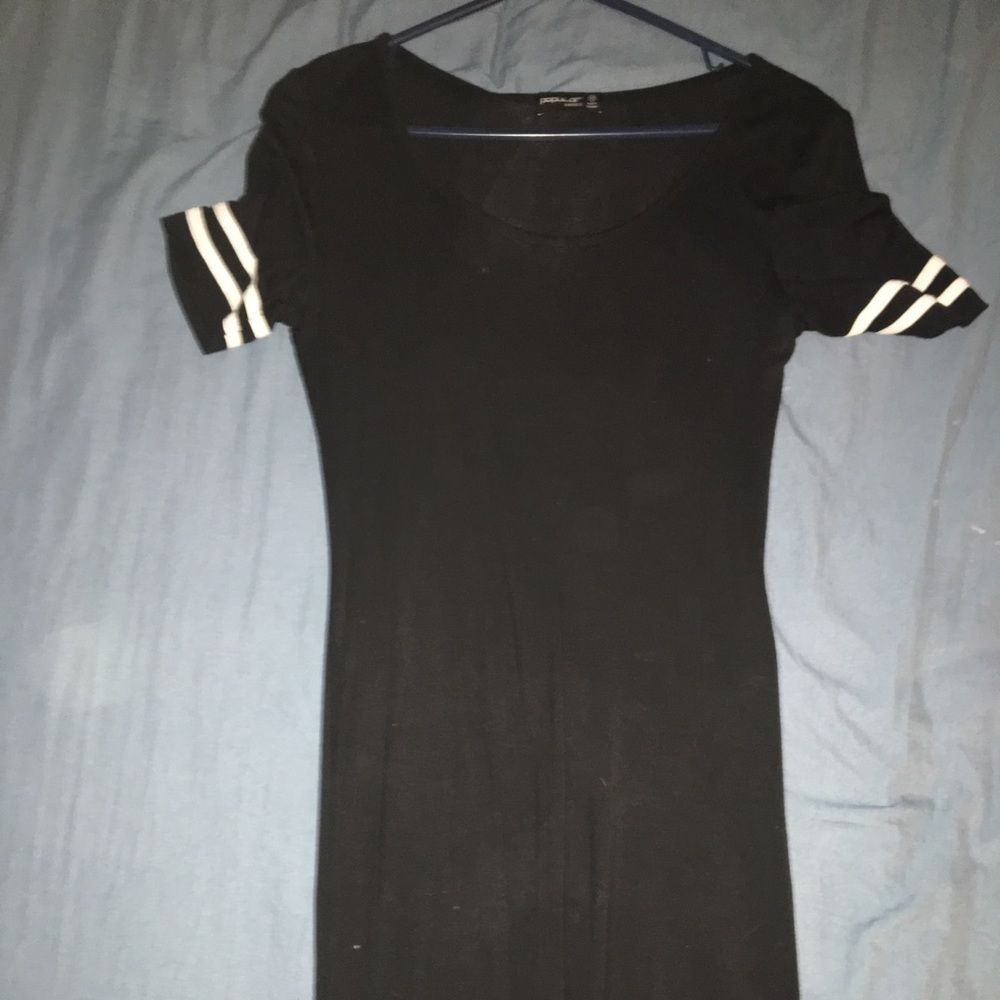 Black bodycon maxi dress
